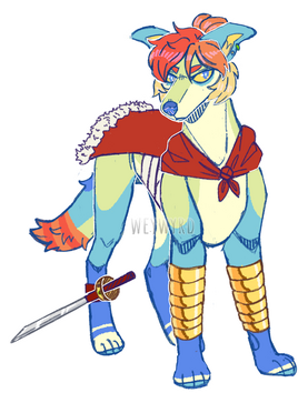 Full-Body Sketch (Colored)